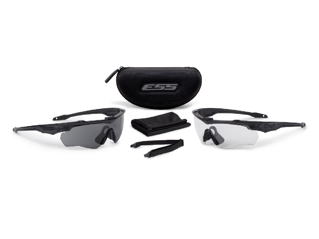ESS Crossblade 2X Black with Clear and Smoke Grey